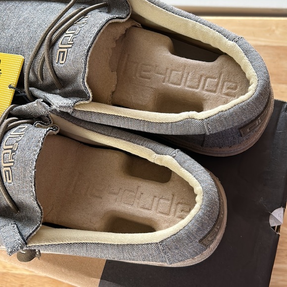 NEW Hey Dude Shoes  Wally Gray Stretch Steppa Size 8 main image 8